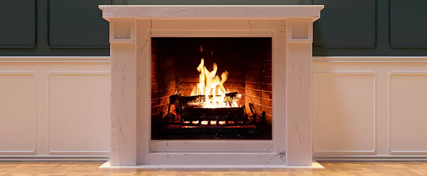 Decorative Electric Fireplace Installation in Redlands, California