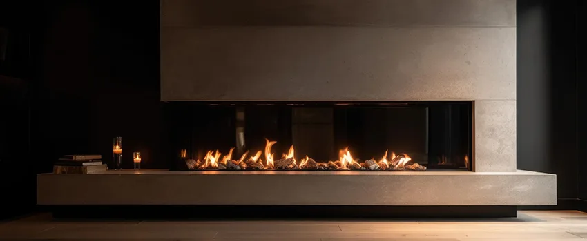 Gas Fireplace Ember Bed Design Services in Redlands, California