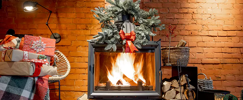 Travis Industries Linear Gas Fireplace Installation in Redlands, California