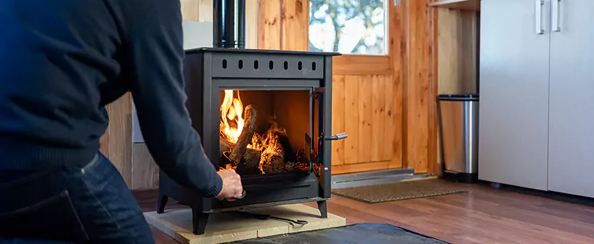 Open Hearth Wood Fireplace Installation in Redlands, CA