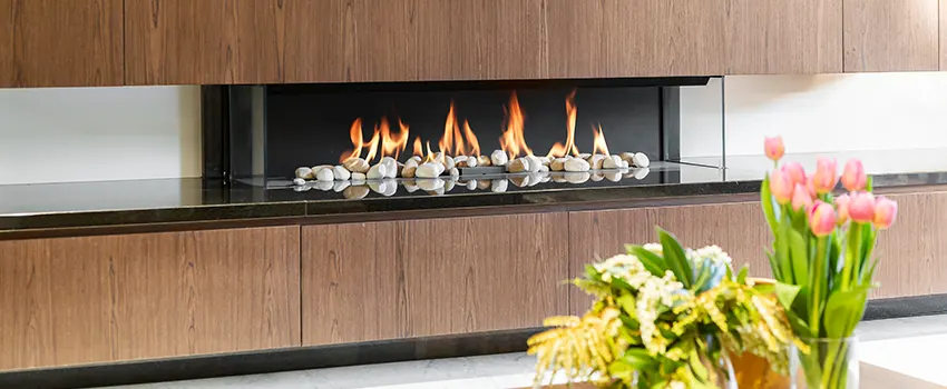 Double-height Fireplace Design Refurbishment in Redlands, California