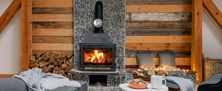 Thelin Hearth Products Direct Vent Gas Stove Fireplace Inspection in Redlands, California
